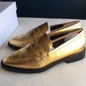 Rebecca Minkoff Gold Loafers